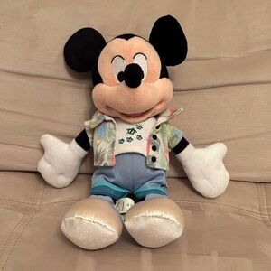Disney Mickey Mouse Aulani Tropical Themed Stuffed Animal Doll